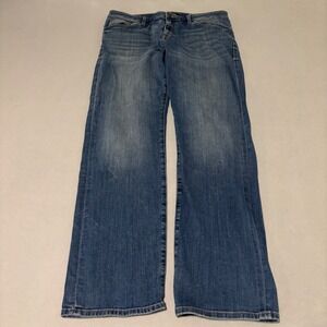 Mavi Matt Relaxed Straight Leg Mens Jeans Blue Medium Wash 36x34 Minimalist
